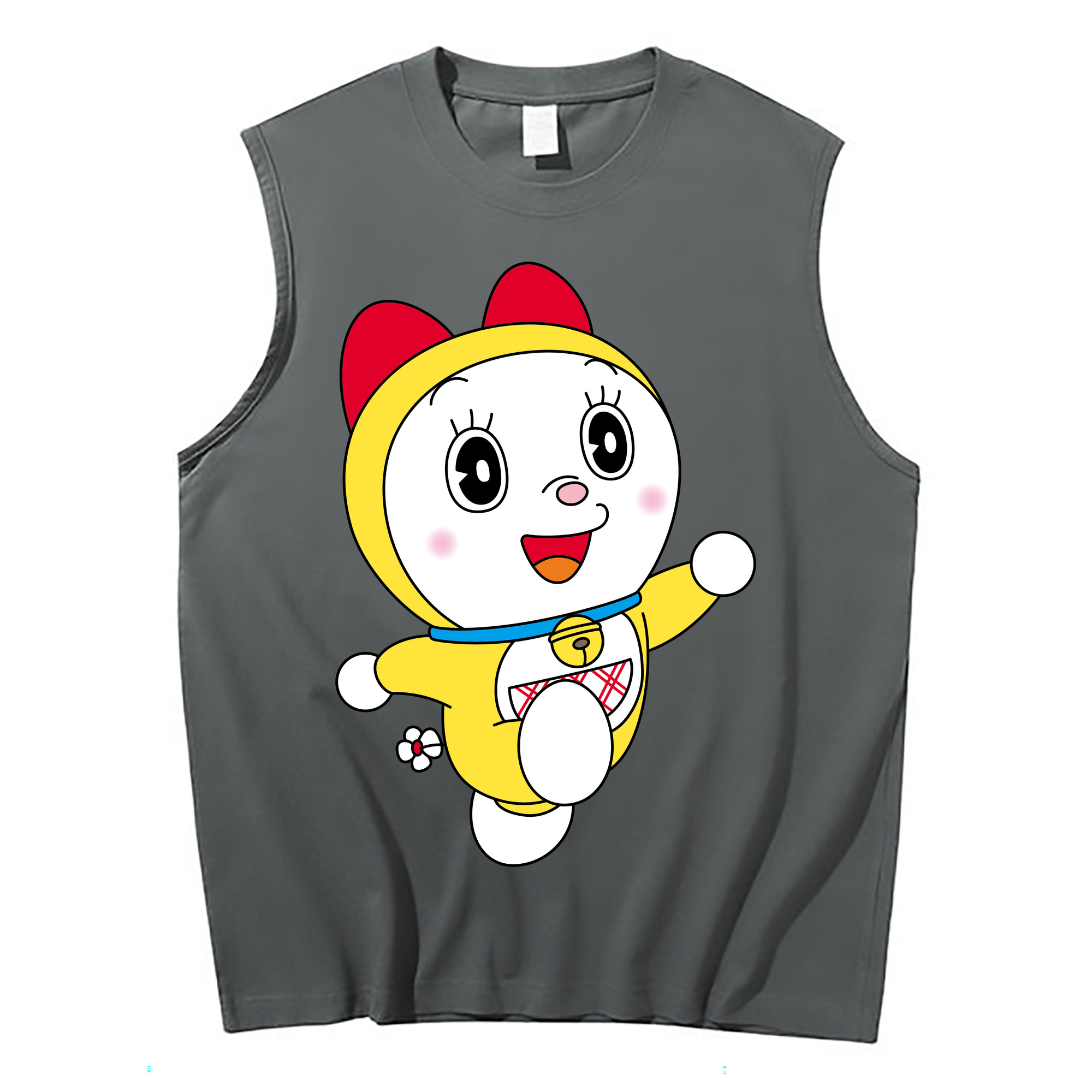 （画像用） ドラえもん ドラミ Doraemon Dorami コットン100％タンクトップ（フロントプリント）